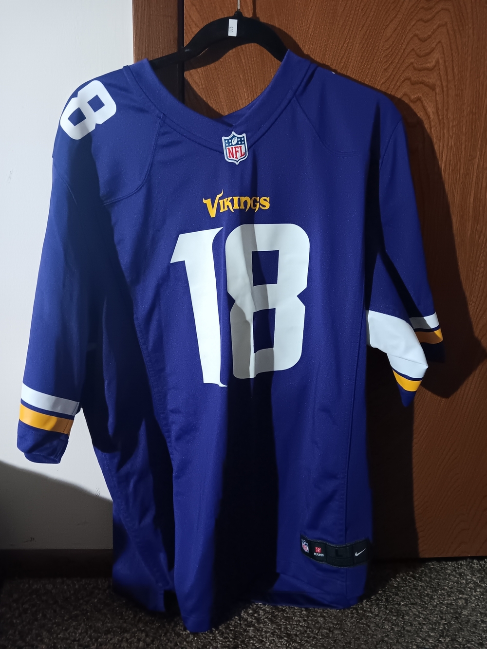 Nike Purple Minnesota Vikings Justin Jefferson #18 Football Jersey